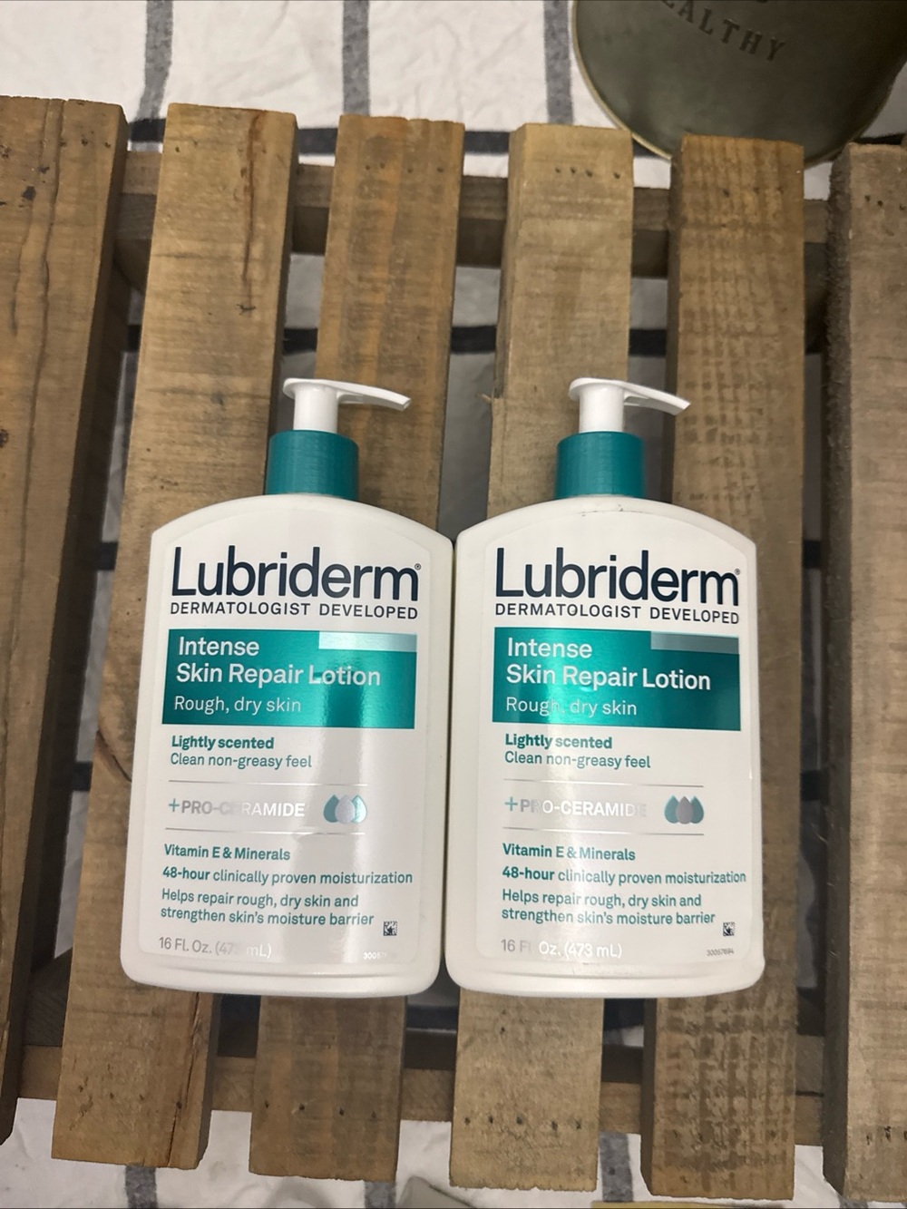 Lubriderm Intense Skin Repair Lotion (2) rough, dry skin